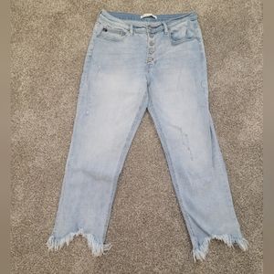KanCan Cropped Boyfriend Jeans